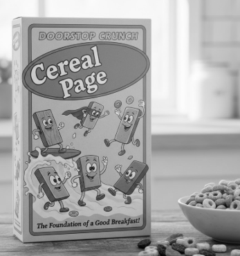 All About Cereal Page