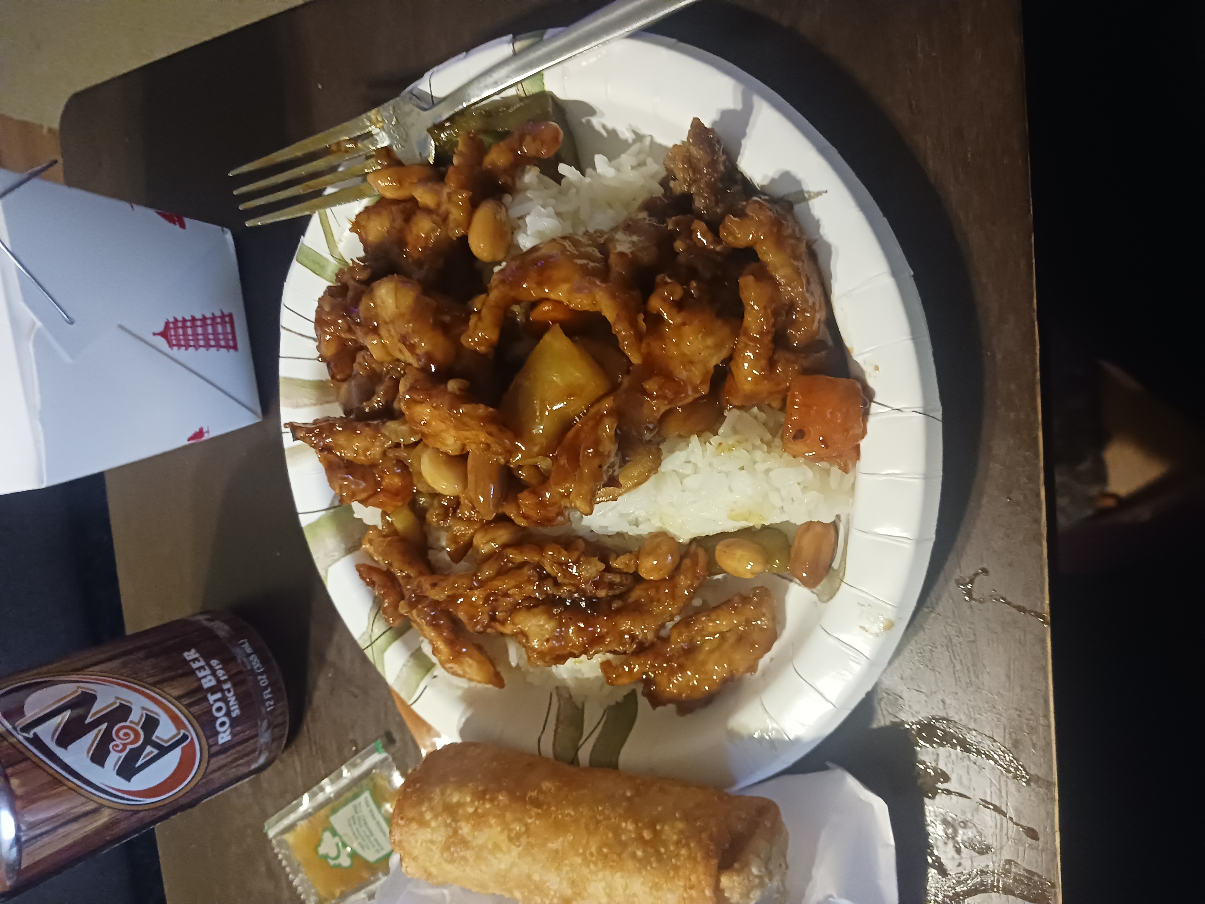 Kung pao chicken from Emperor China